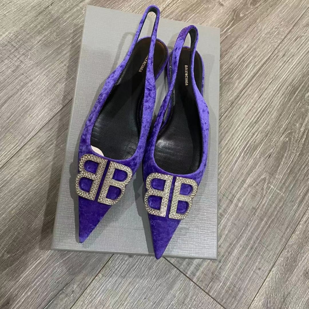 Balenciaga
BB Crystal slingback flats - Picture 5 of 12